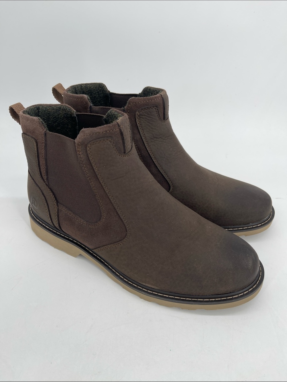 Dunham Jake Chelsea Dark Brown Waterproof Men’s Boots Size 9.5